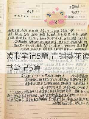 读书笔记5篇,青铜葵花读书笔记5篇