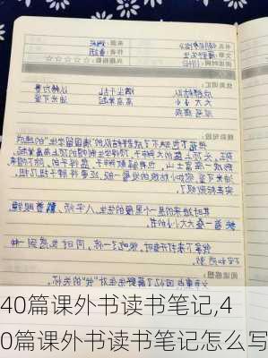 40篇课外书读书笔记,40篇课外书读书笔记怎么写