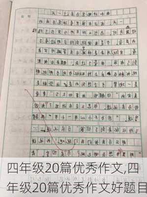 四年级20篇优秀作文,四年级20篇优秀作文好题目