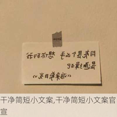 干净简短小文案,干净简短小文案官宣