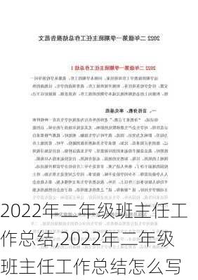 2022年二年级班主任工作总结,2022年二年级班主任工作总结怎么写