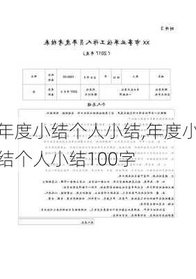 年度小结个人小结,年度小结个人小结100字