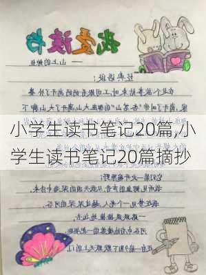 小学生读书笔记20篇,小学生读书笔记20篇摘抄