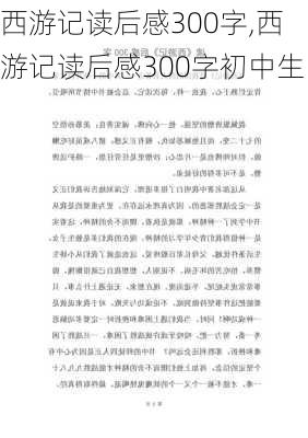 西游记读后感300字,西游记读后感300字初中生