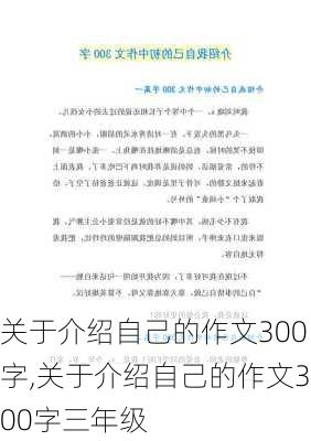 关于介绍自己的作文300字,关于介绍自己的作文300字三年级