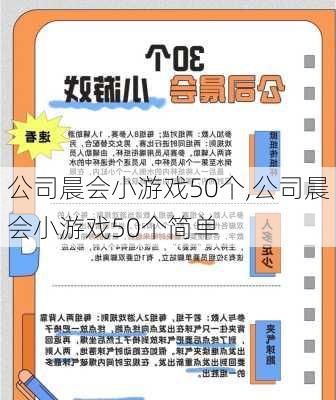 公司晨会小游戏50个,公司晨会小游戏50个简单