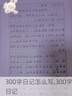 300字日记怎么写,300字日记