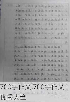 700字作文,700字作文优秀大全