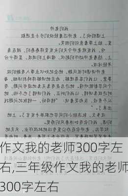 作文我的老师300字左右,三年级作文我的老师300字左右